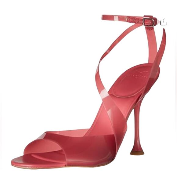 Marc Fisher LTD Claudie Strappy Heels Rubber Sandals Size 7 Pink New No Box - Picture 8 of 11